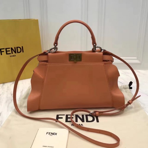 Fendi Peekaboo ruffled Handbag